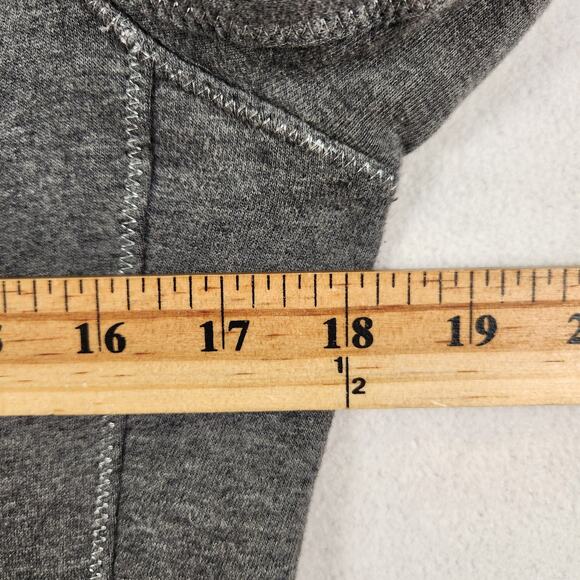 Twisted Heart Womens SZ M Y2K Zip Up Sweatshirt Jacket Bling Crown Baddie Gray - Picture 13 of 16